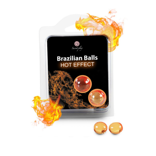 Boules de massage Brésiliennes effet chaleur 
